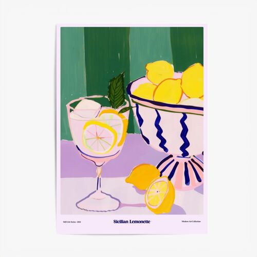 Affiche & Tableau Cuisine – Sicilian Lemonette