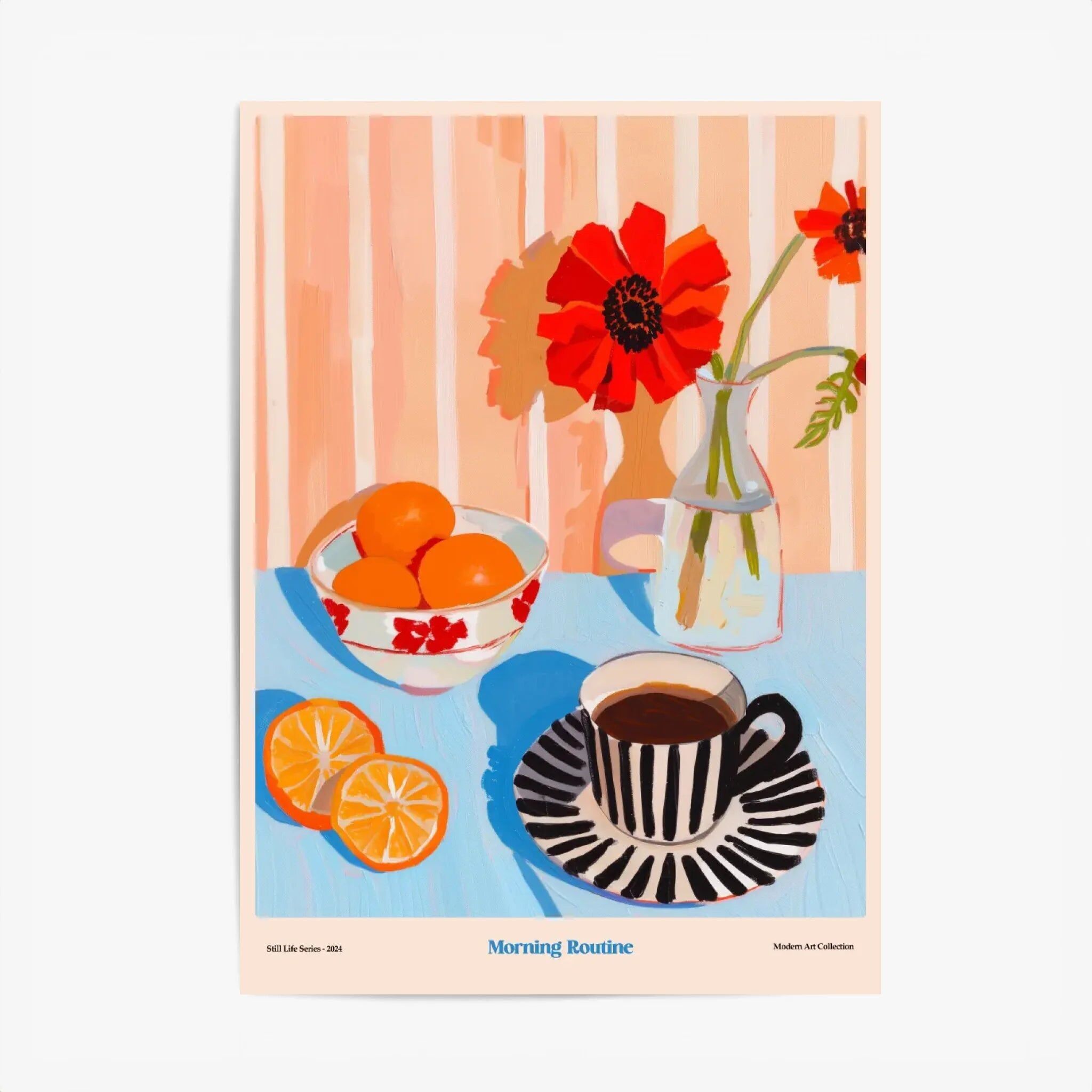 Küchenposter & Tafel – Morgenroutine