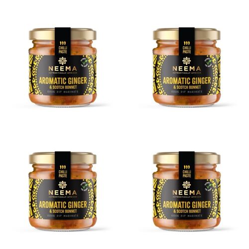 Neema Aromatic Ginger & Scotch Bonnet Chilli Paste - 106g