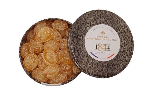 Bonbons au miel IGP de Provence- Boite métallique-200g- OFFRE SPECIALE