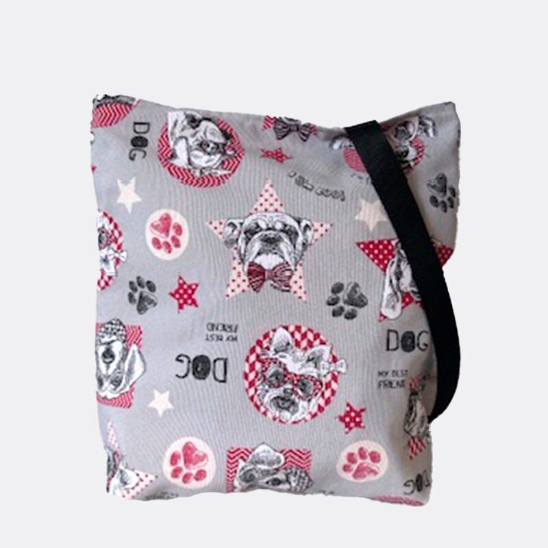 Glückliche Hunde Einkaufstasche