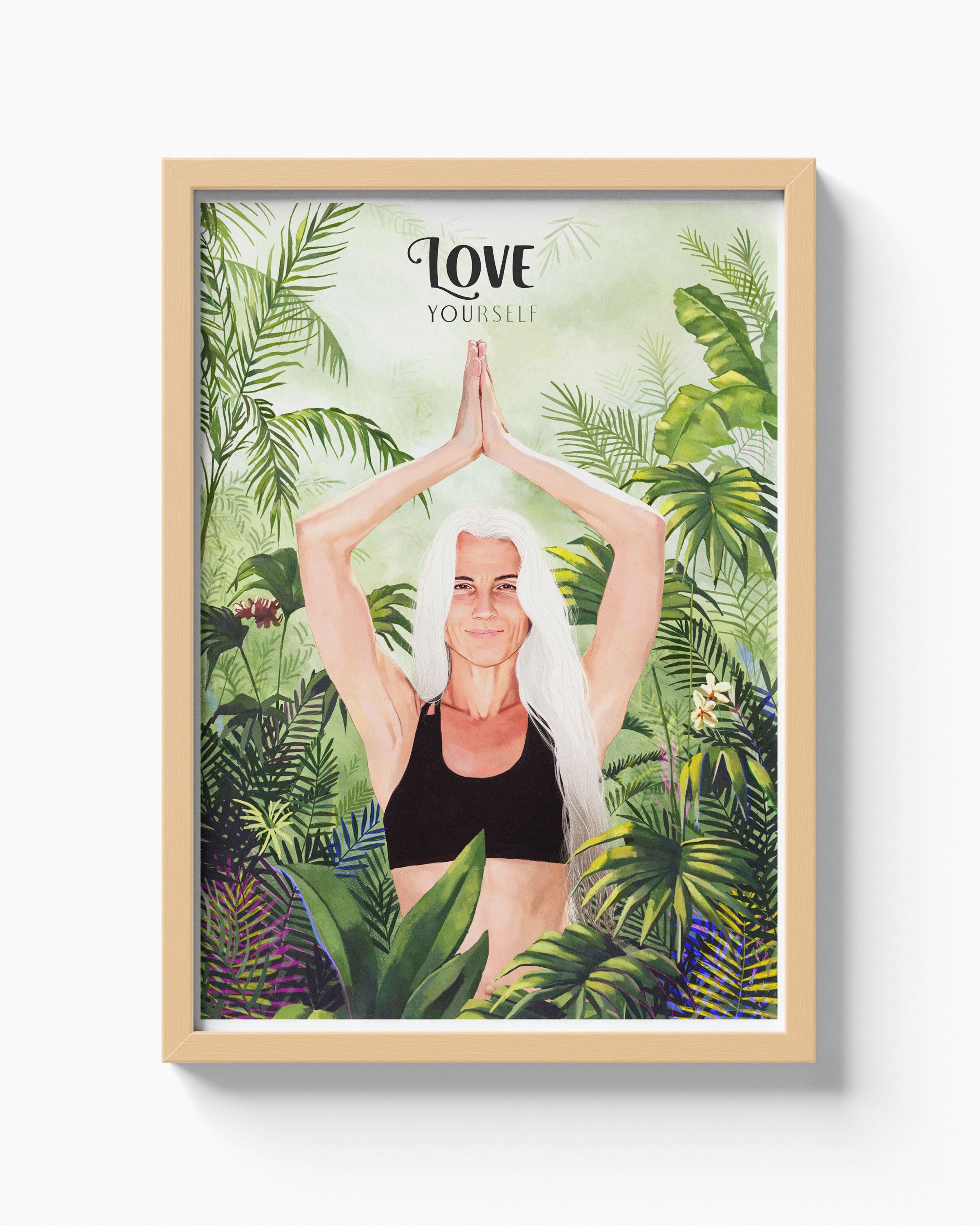 Stampa artistica "Ama te stesso"