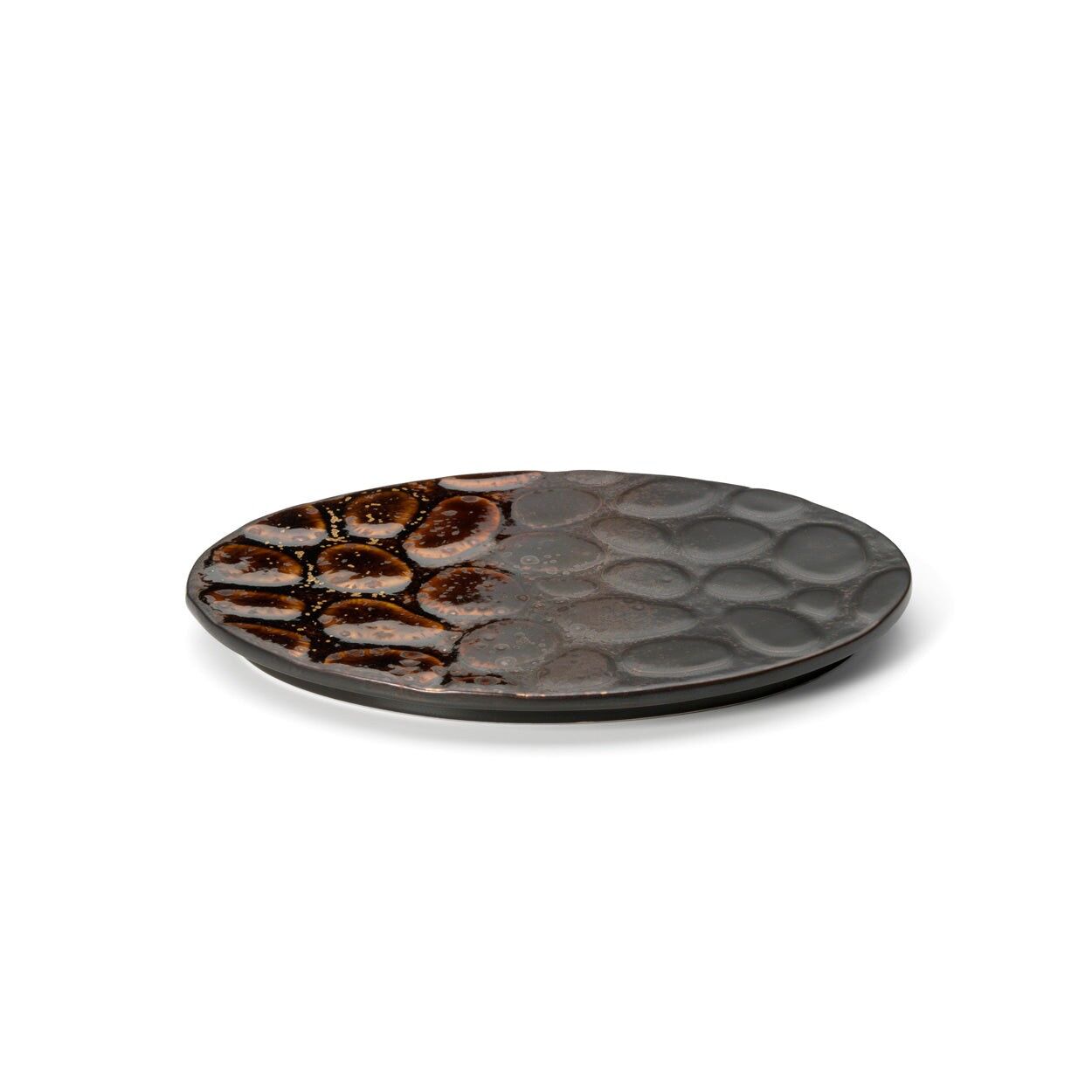 The Merapi Oval Plate - Brown