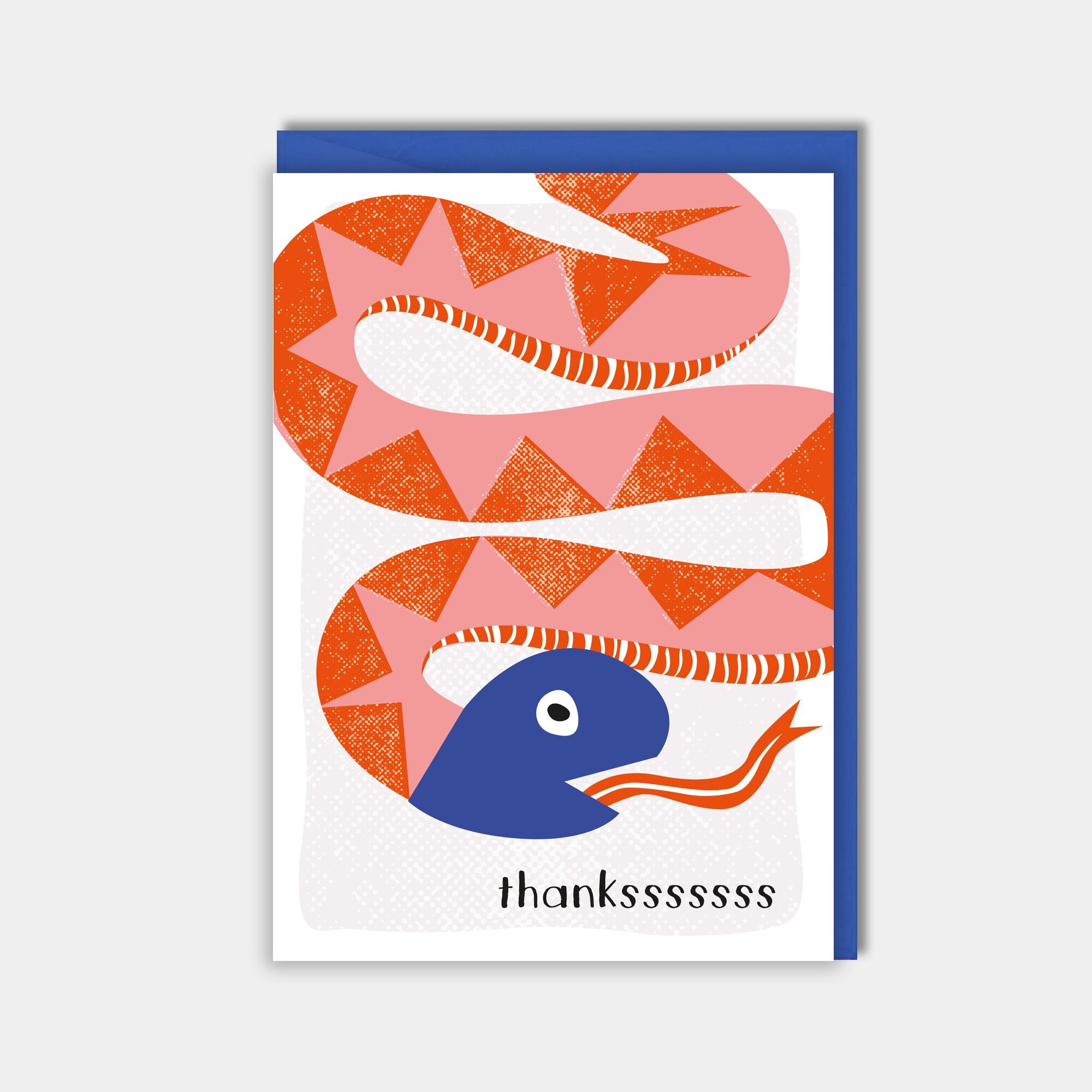 Tarjeta de agradecimiento. - graciassss (serpiente)