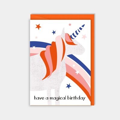 Carte d'anniversaire - passez un anniversaire magique