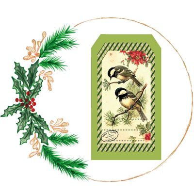 Christmas tag TGPCH04A