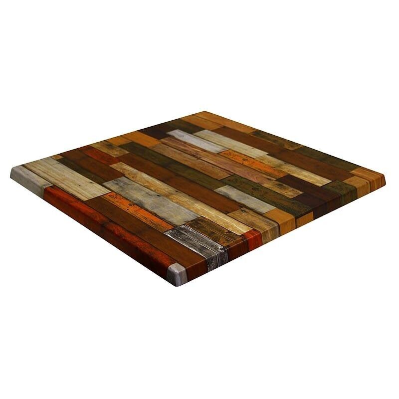 WERZALIT - TABLE TOP 70X70 - RED PLANCHA 266