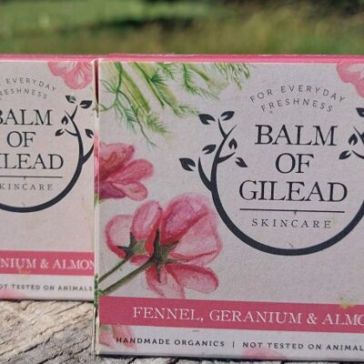 Sweet Fennel, Geranium & Almond Milk soap (Packaged)