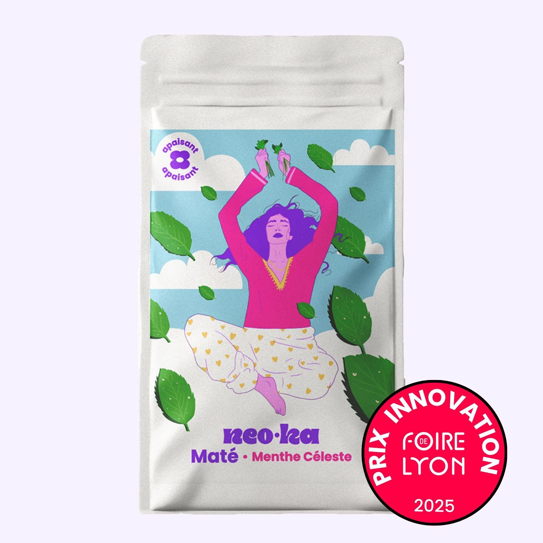 Organic Heavenly Mint Mate - Loose - Coffee Alternative - 180g x 4