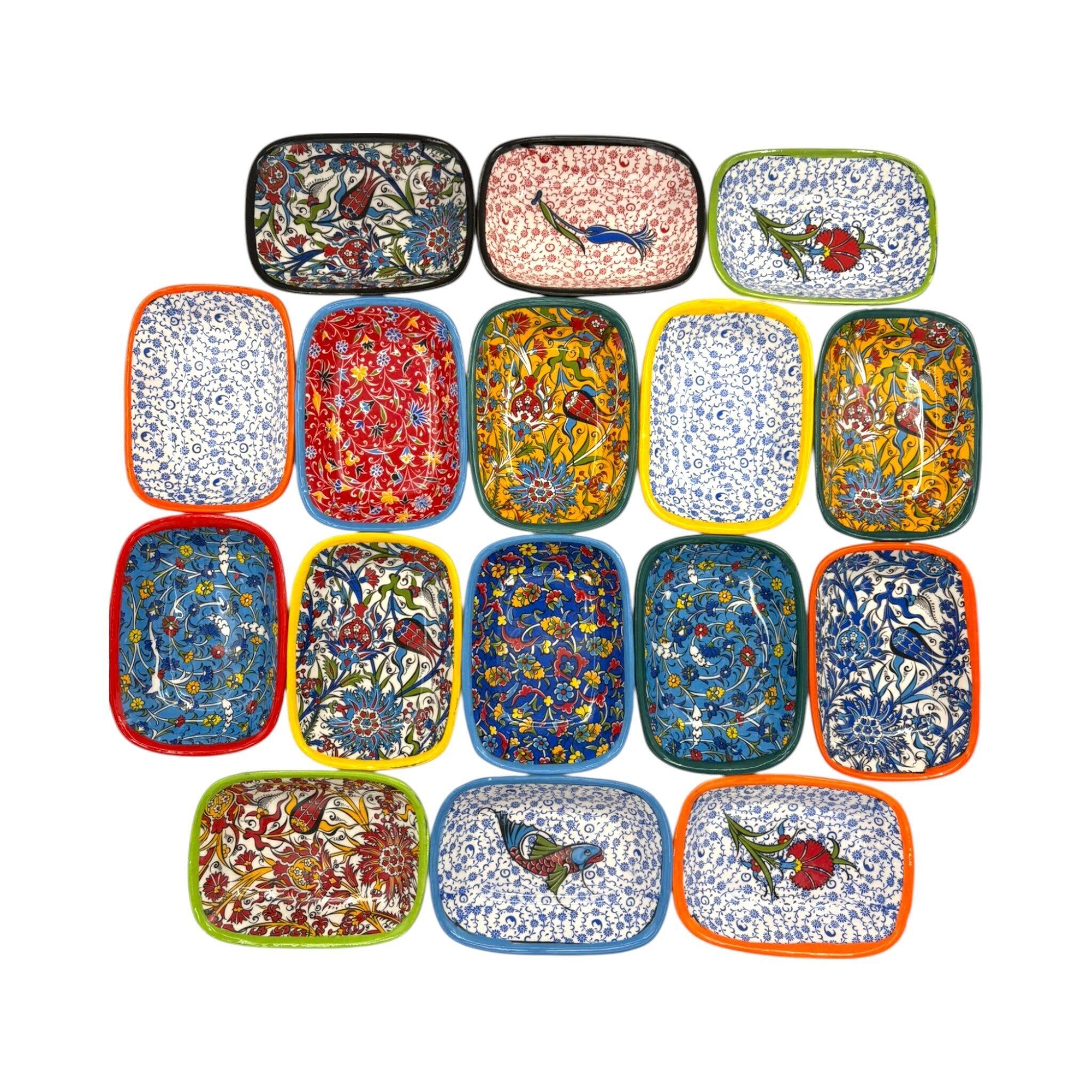 Ceramic bowl - surprise set of 4 - mixed patterns