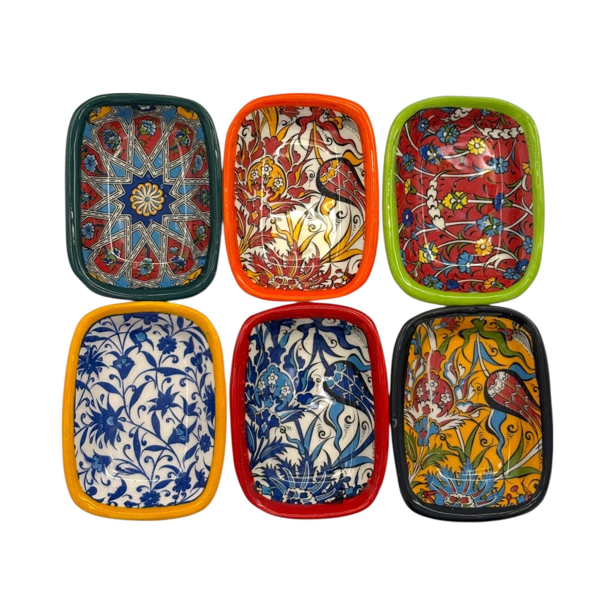 Ceramic bowl - surprise set of 6 - mixed patterns
