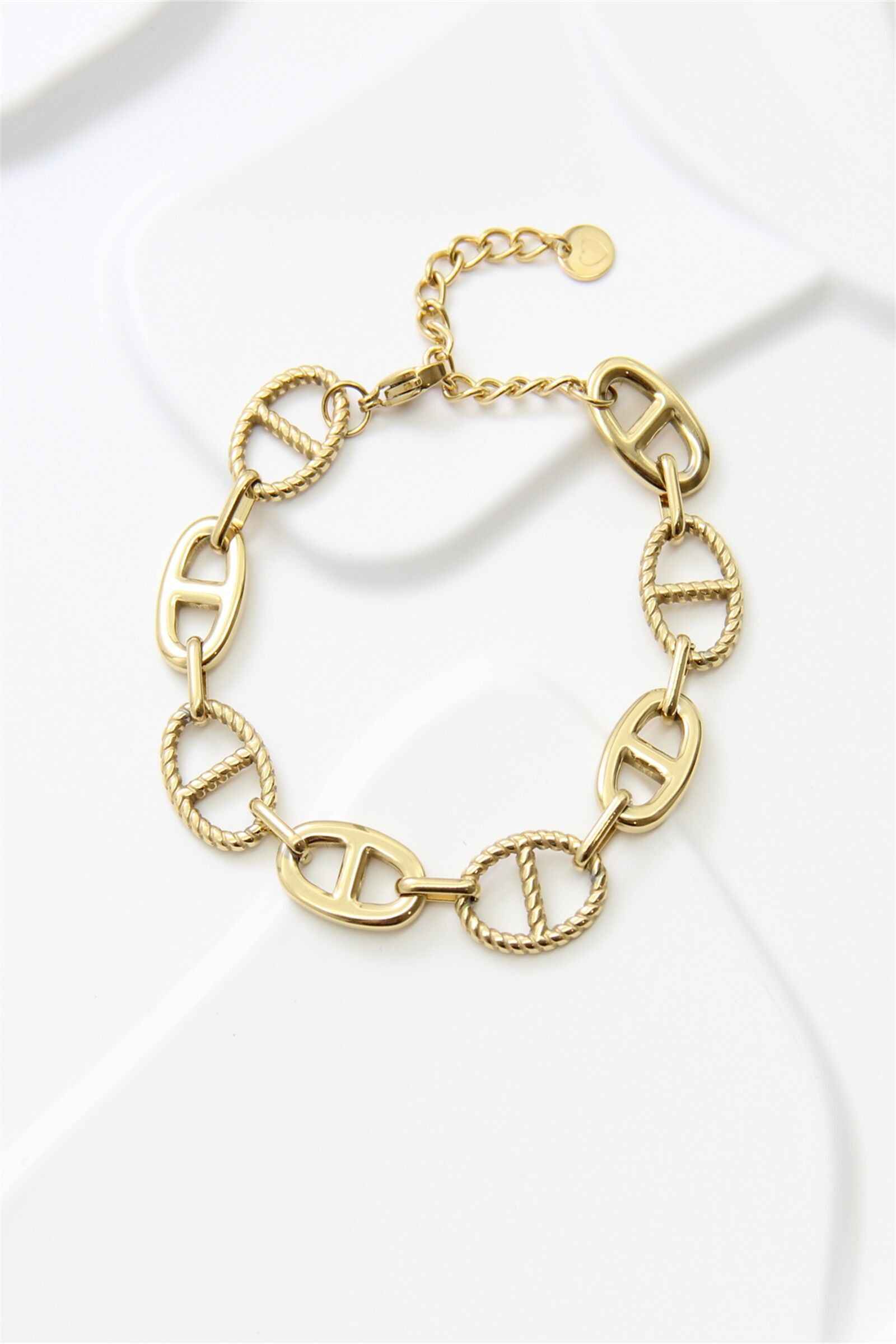 Bracciale a catena marina in acciaio inossidabile - Eleganza senza tempo