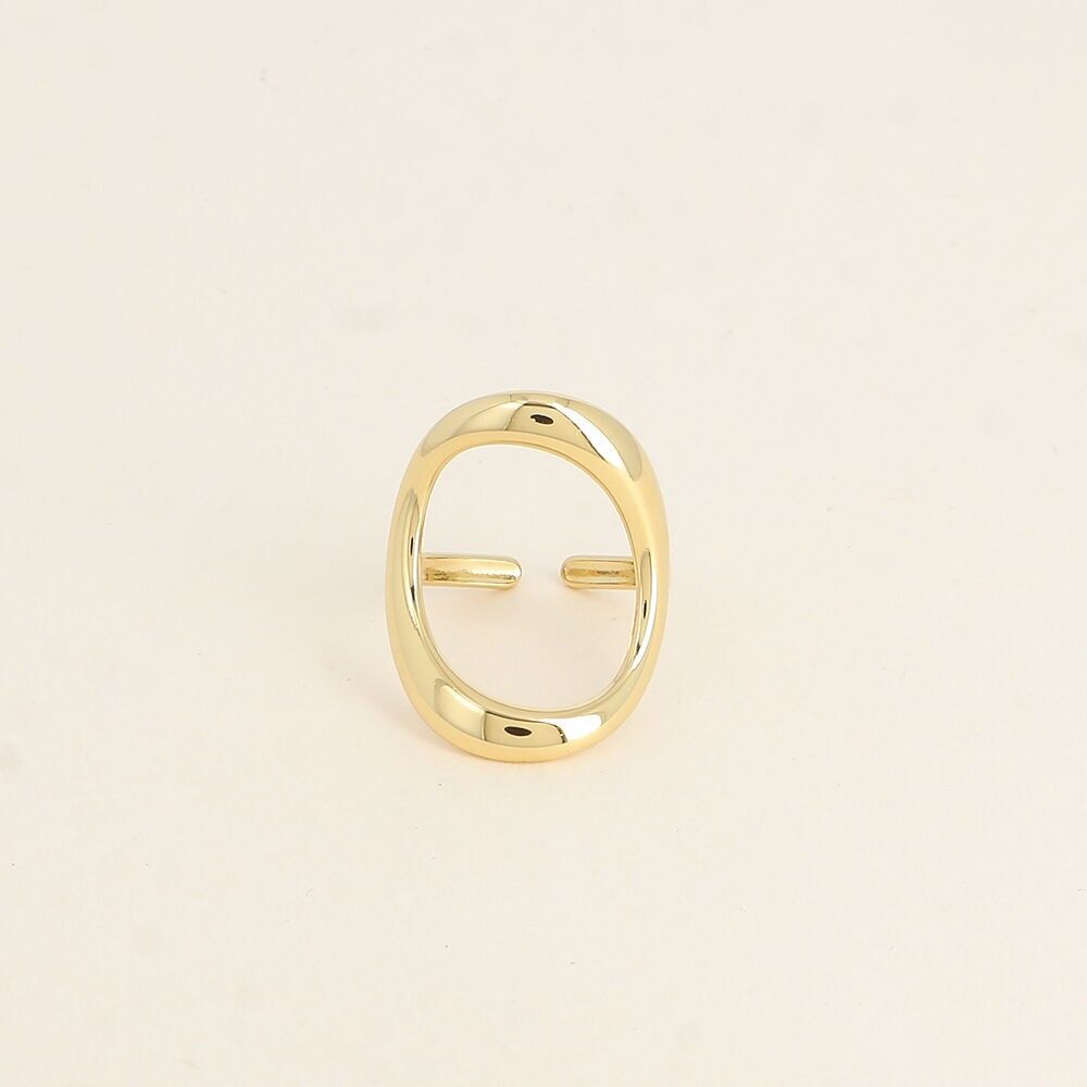 Ring - großes durchbrochenes Oval