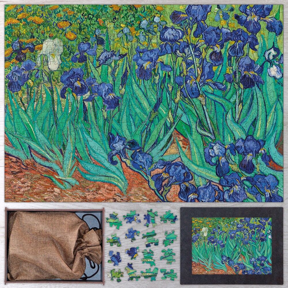 Wooden puzzle for adults - Van Gogh's Irises