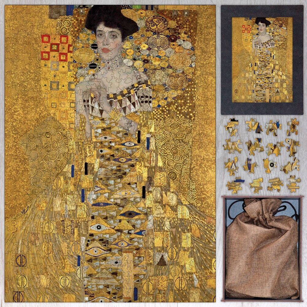 Wooden puzzle for adults - Gustav Klimt's Portrait of Adele Bloch-Bauer
