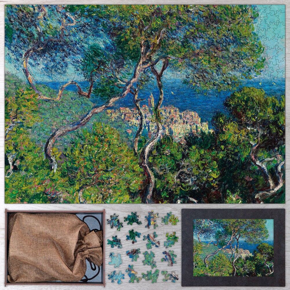 Wooden puzzle for adults - Claude Monet's Bordighera