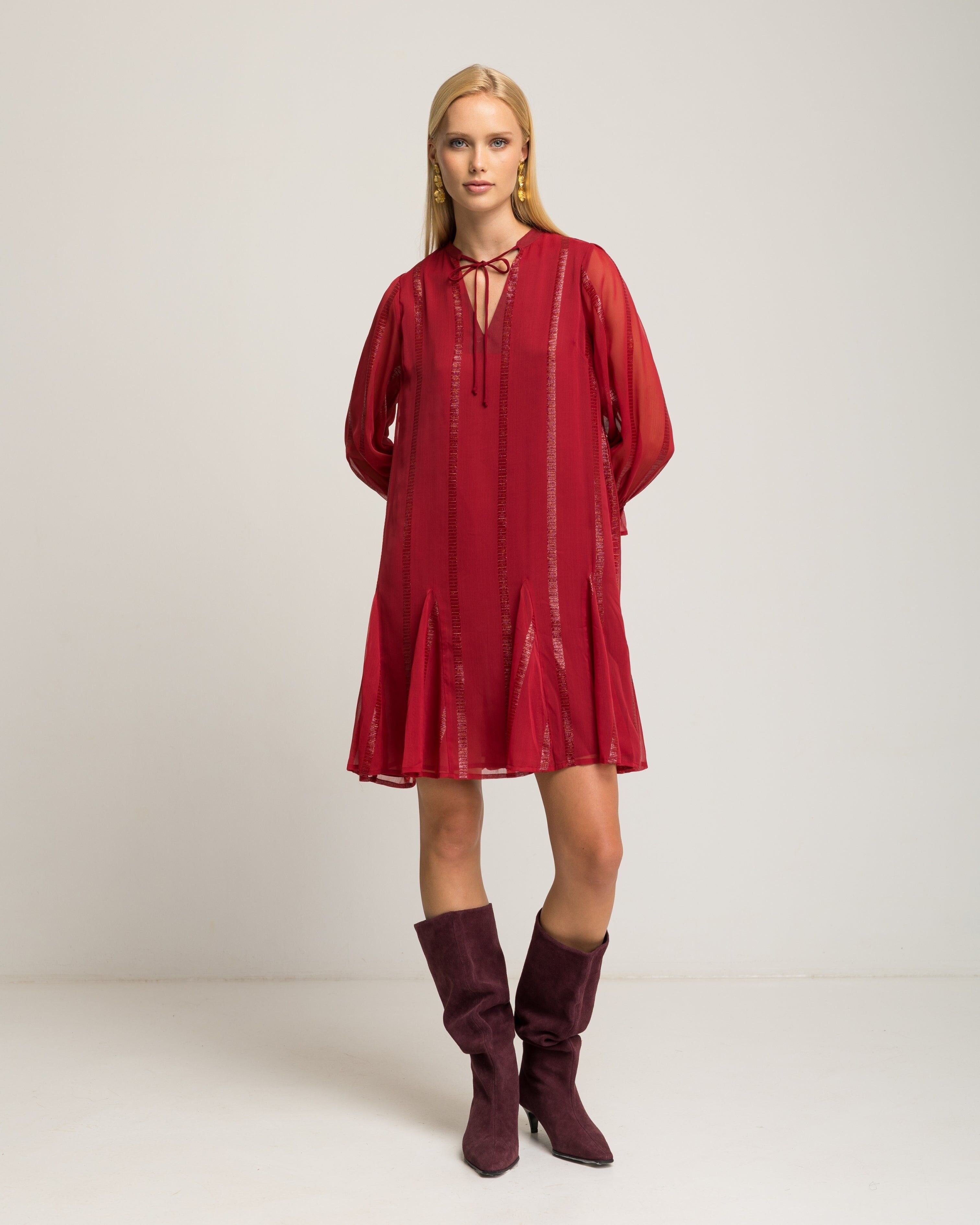 Abito corto e ampio Coralina