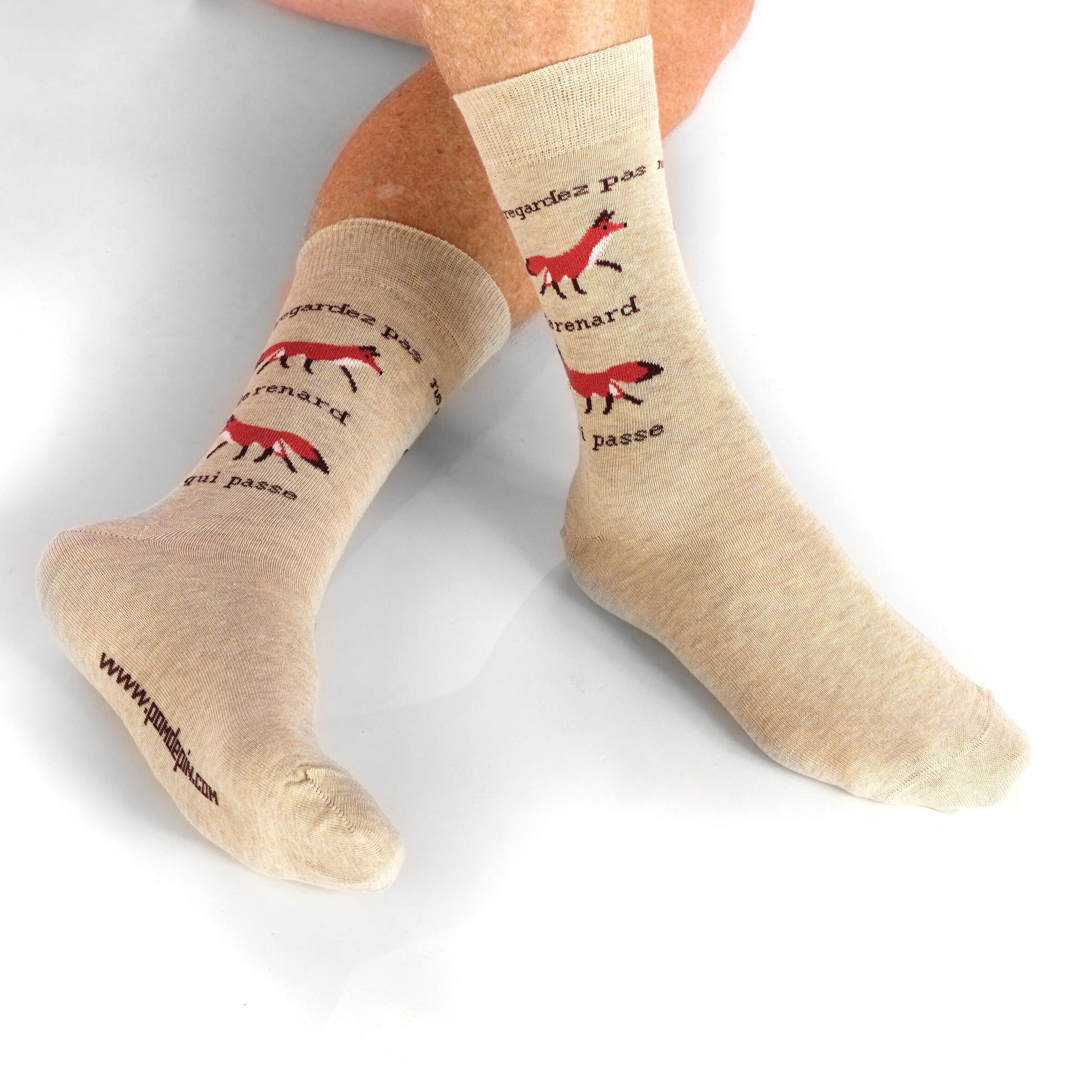 Calzini da volpe di passaggio