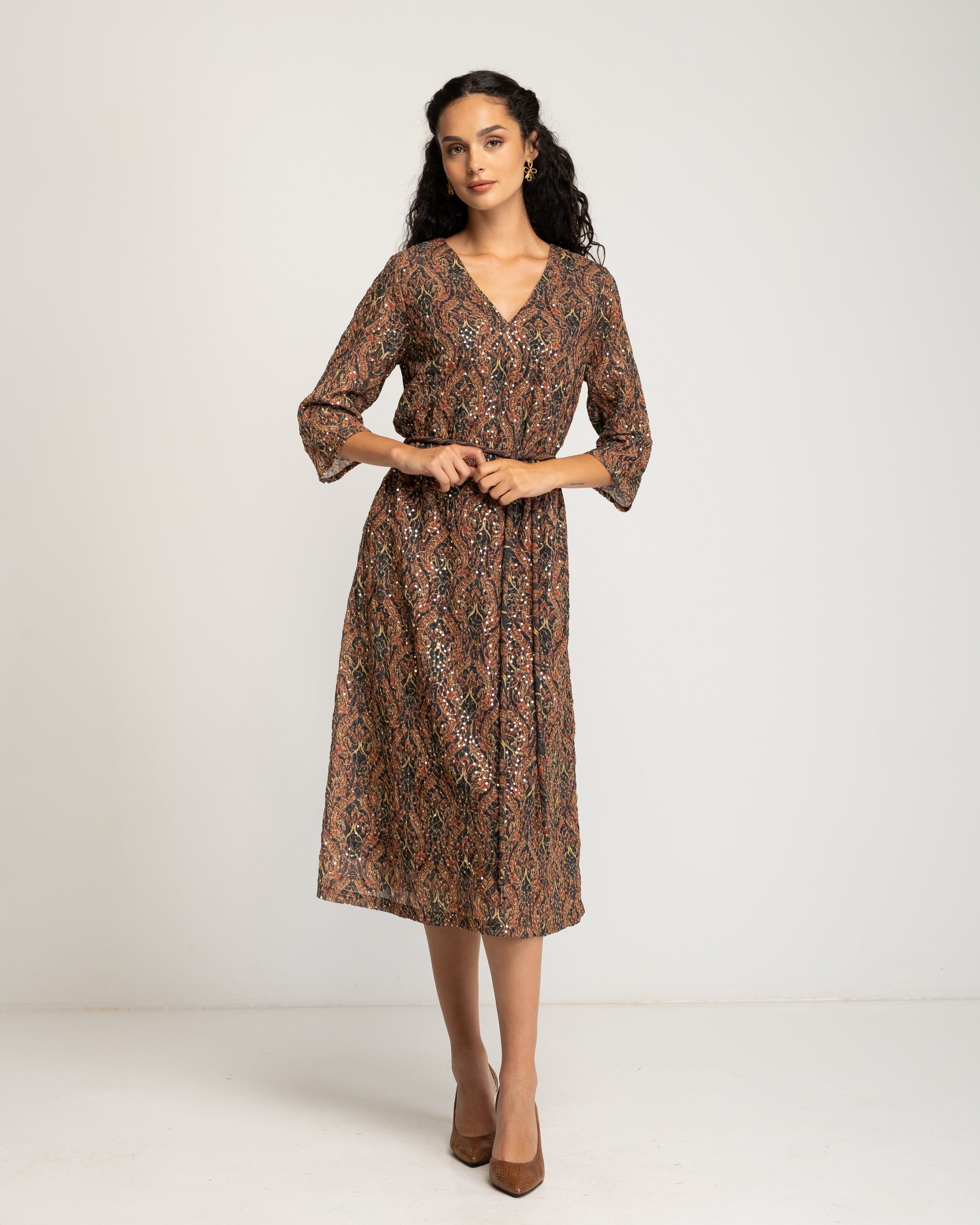 Vestido midi elegante Eliora