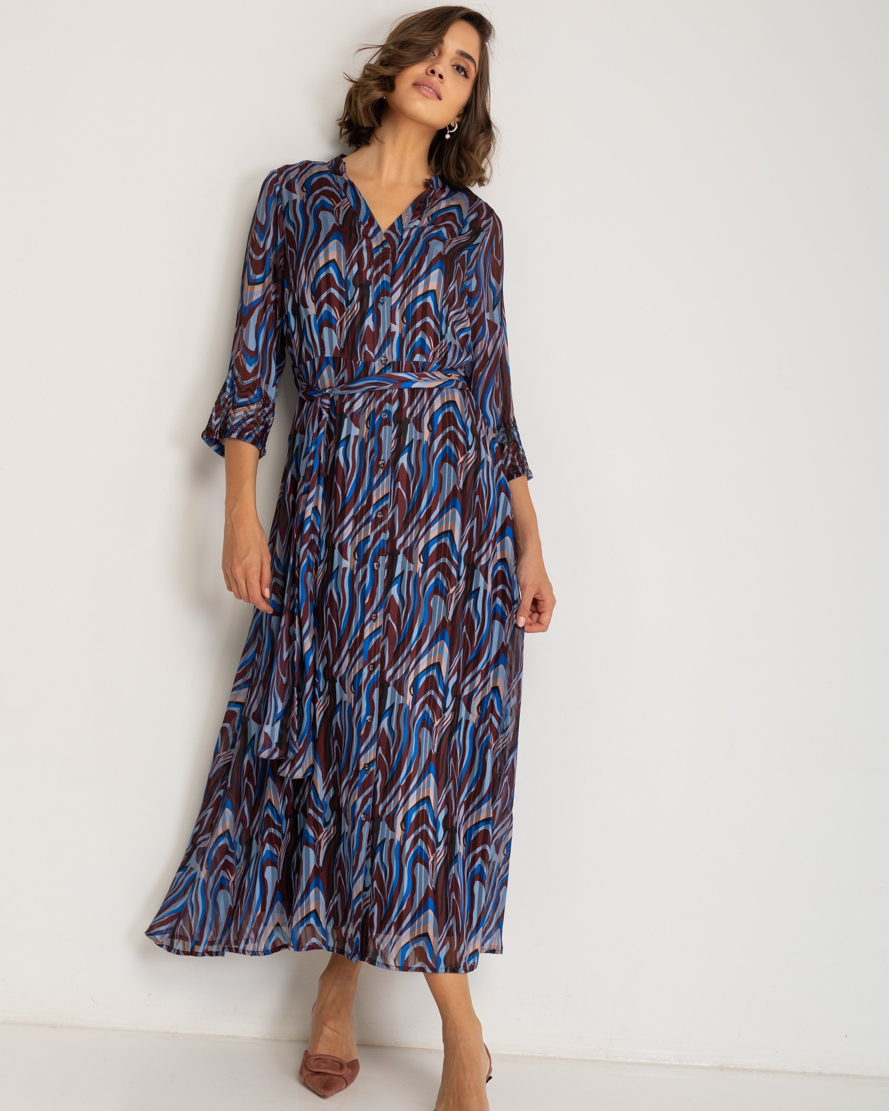 Vestido estampado etnico Varine