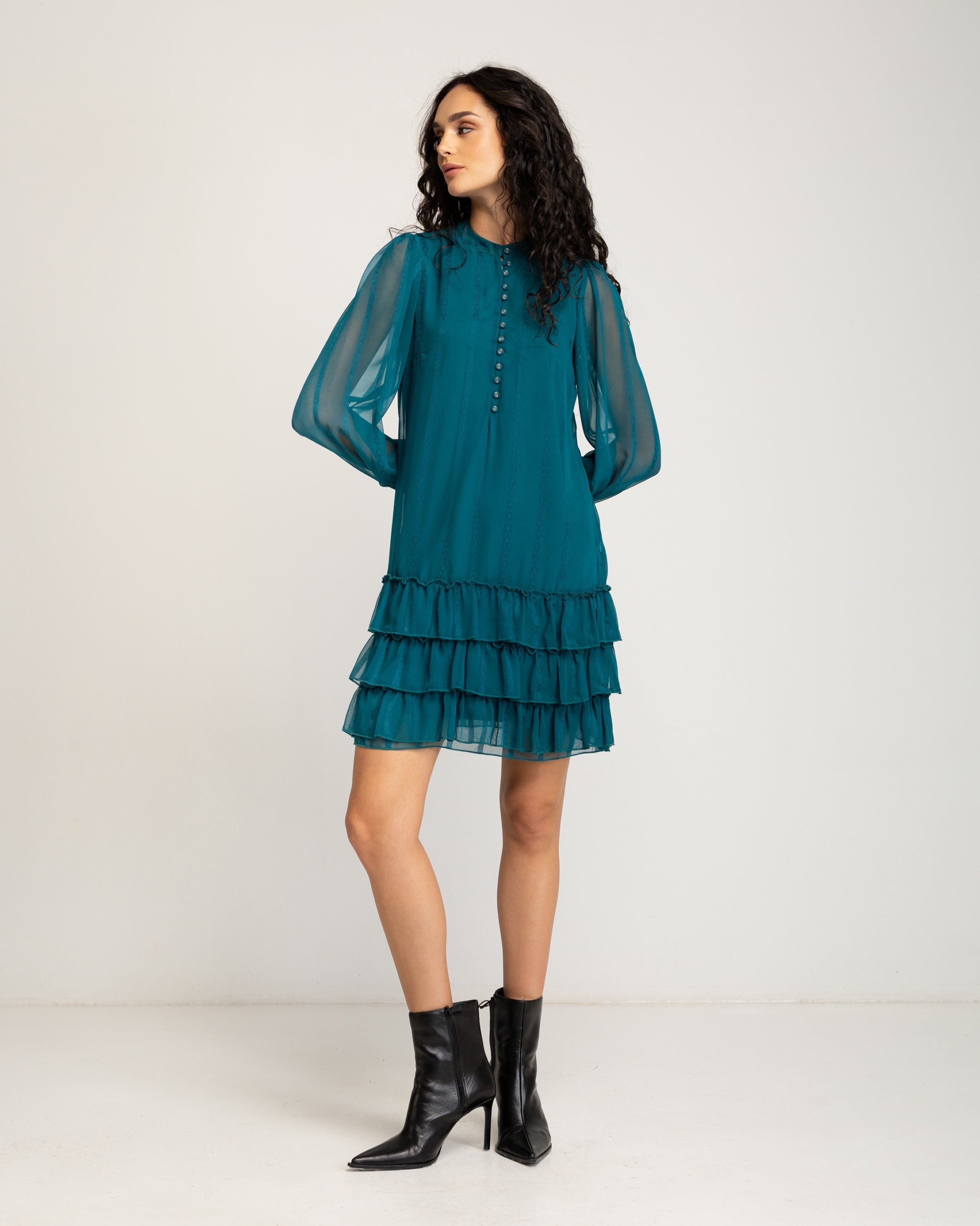 Abito corto in tulle Orea