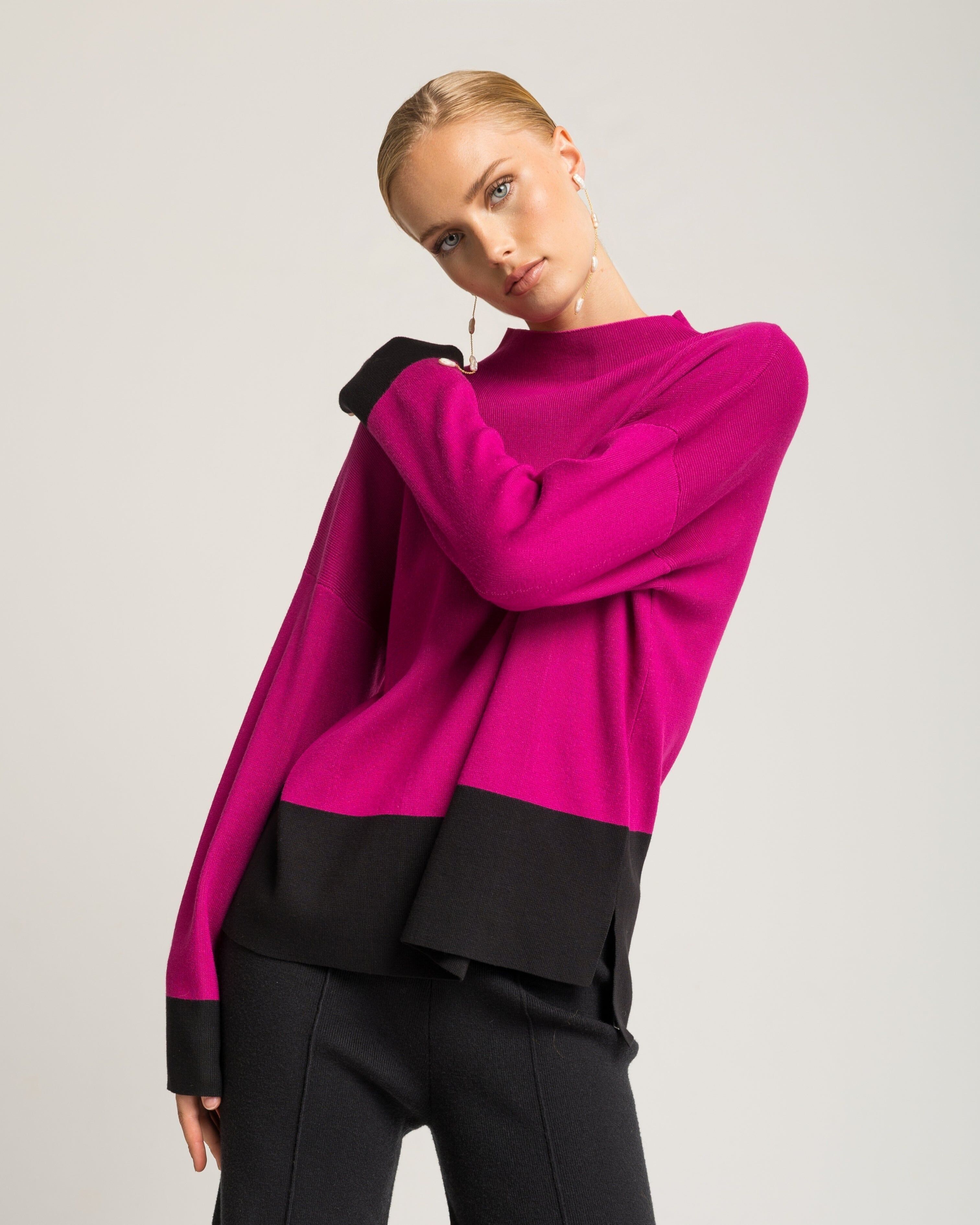 Jersey punto bicolor Dalia