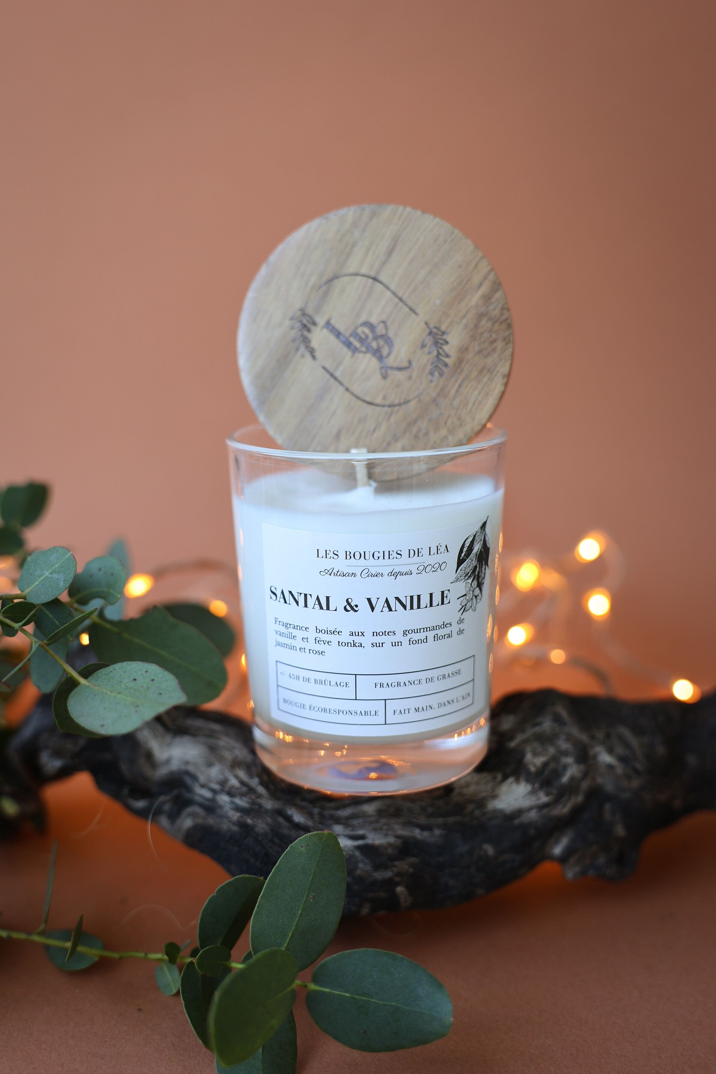 Sandalwood & Vanilla Candle - Large