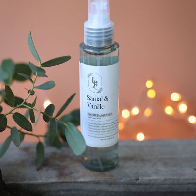 Spray profumato per ambienti - Sandalo e vaniglia