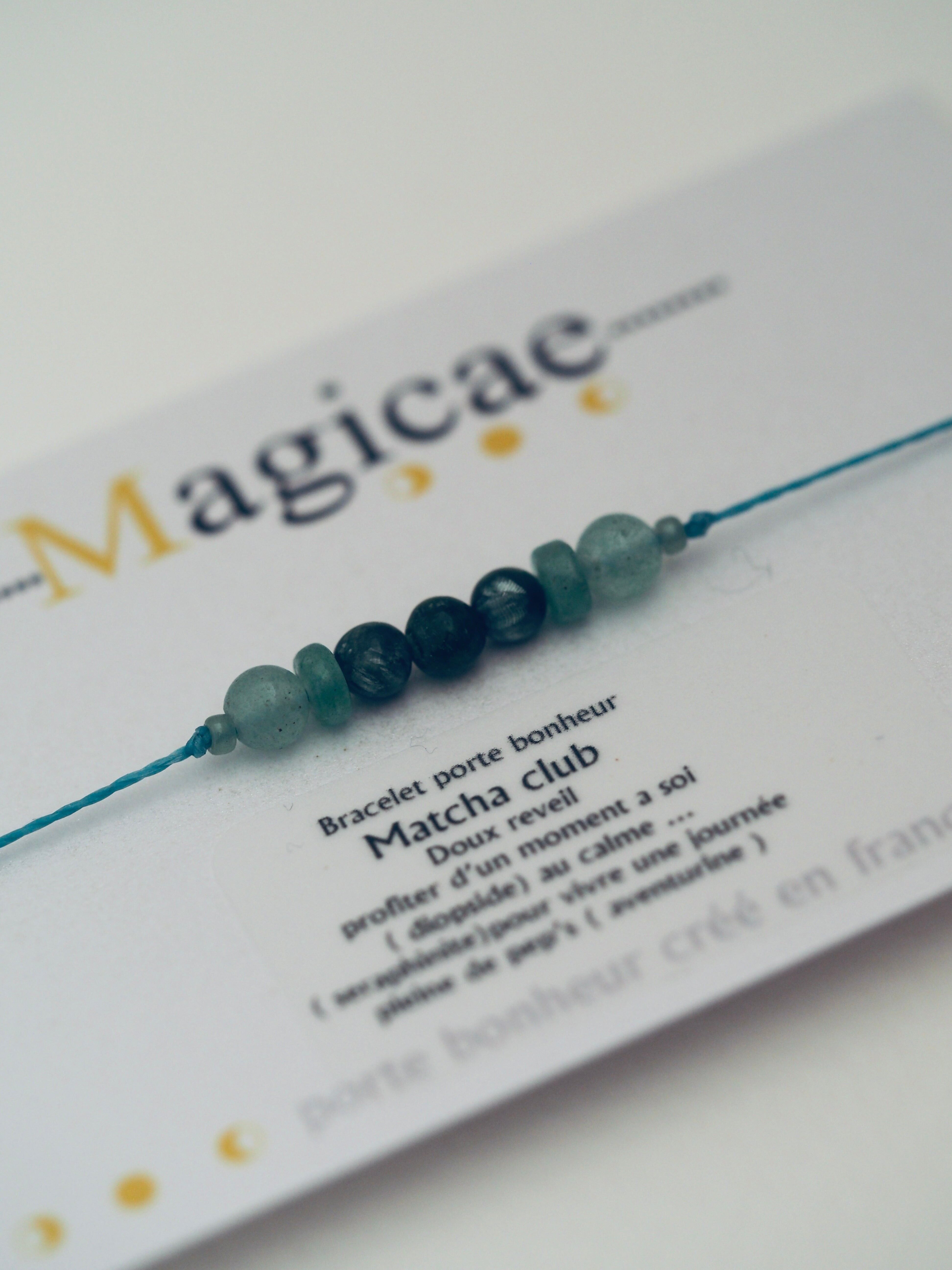 Pulsera de la suerte del MATCHA CLUB