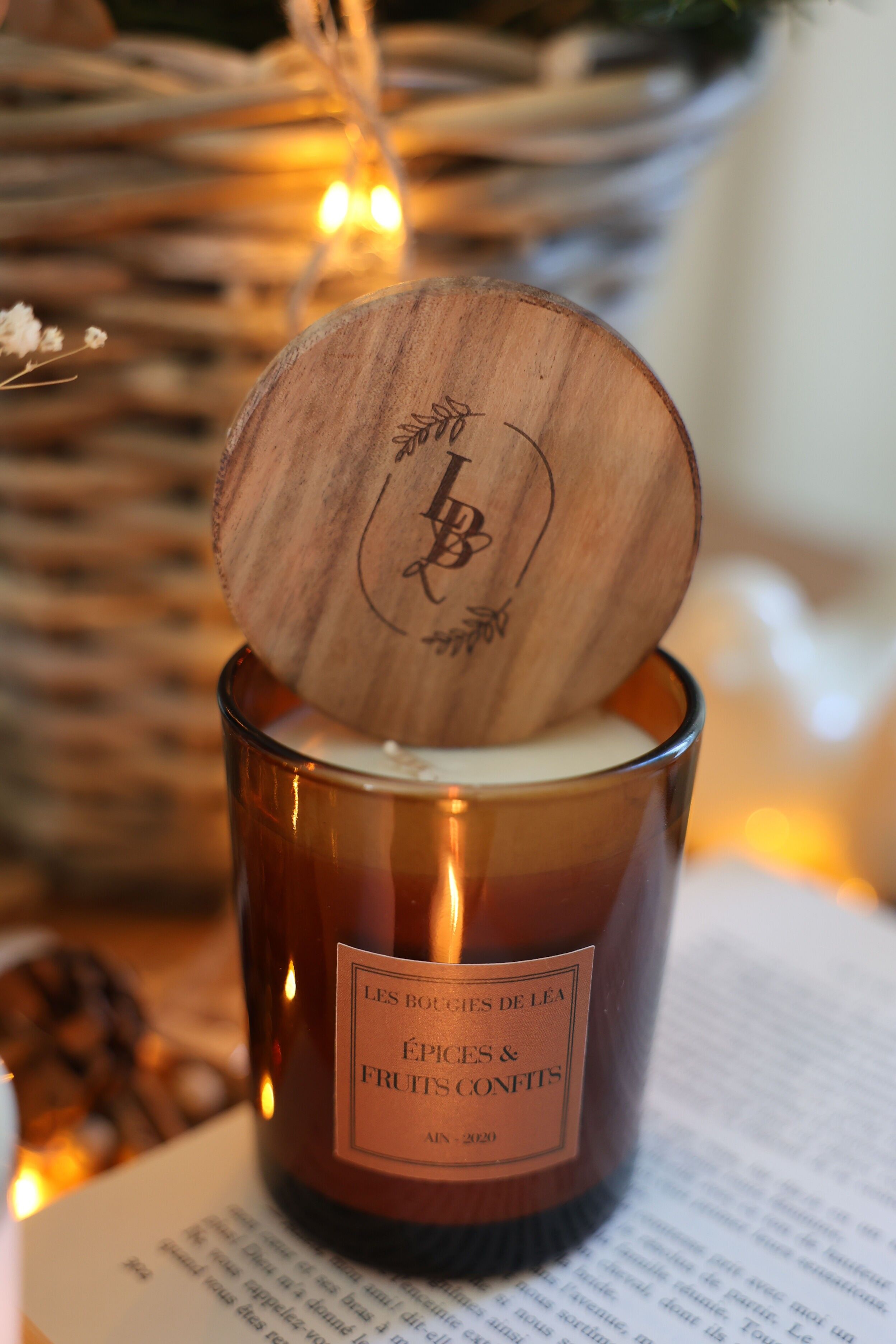 Spices & Candied Fruits Candle - Large (Amber Ephemeral Collection)