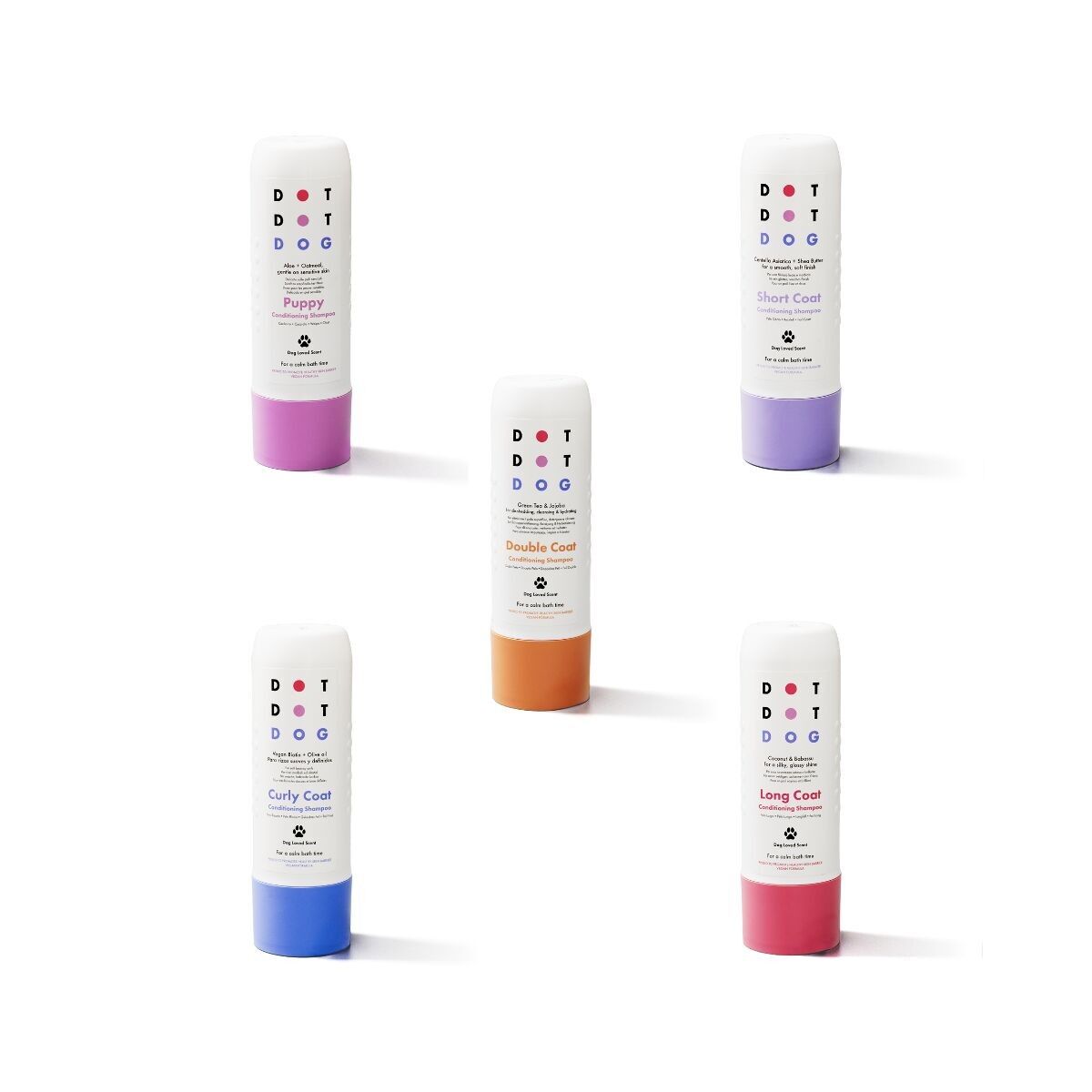 DotDotPet Discovery Pack (5 x 280ml Dog Shampoos)