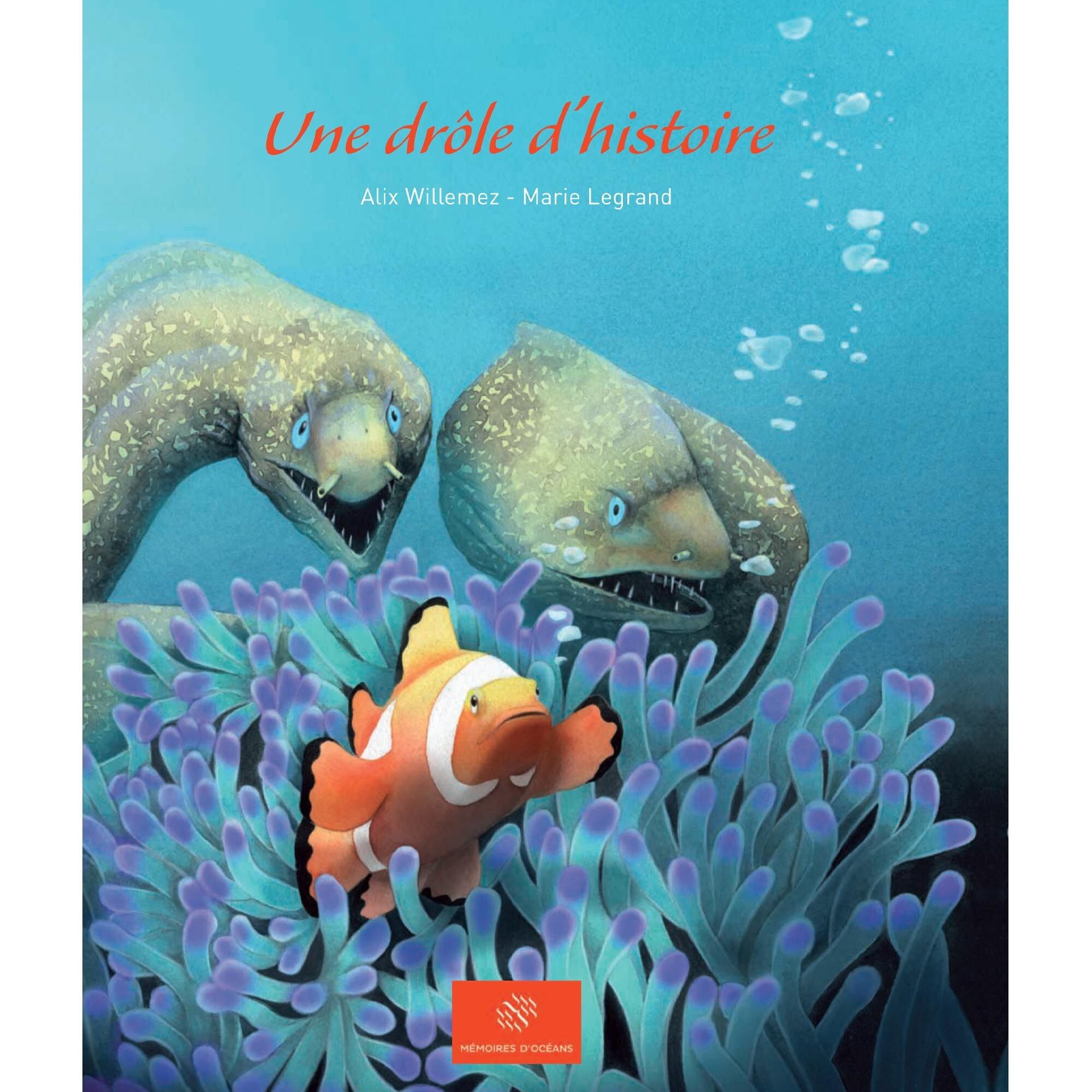 Book "A Funny Story" - Collection "Little Tales of the Lagoon" Volume 3 - Children's Book 24 pages - Sea and Ocean Theme