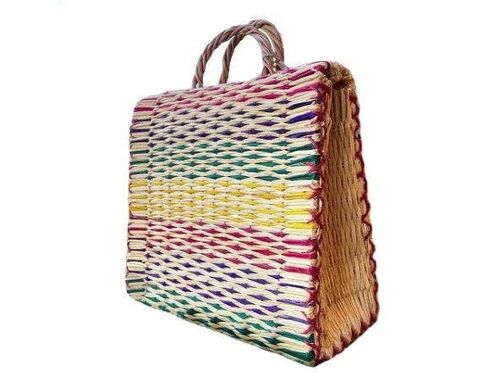 Natural Straw Reed Basket Bag 9