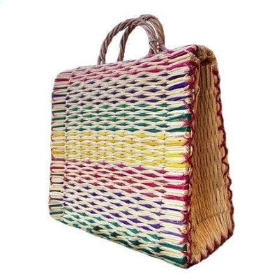 Natural Straw Reed Basket Bag 9