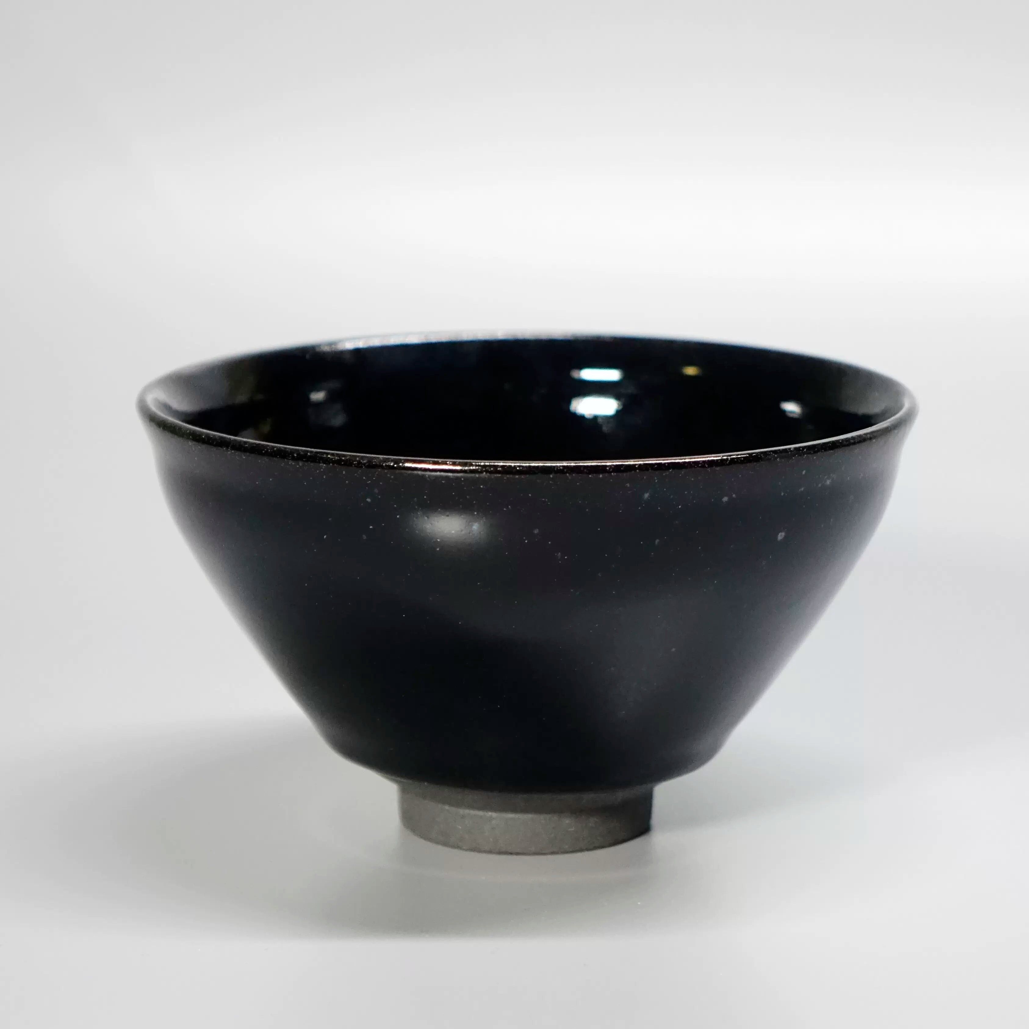 Tenmoku "Golden Black" Artisan Matcha Bowl