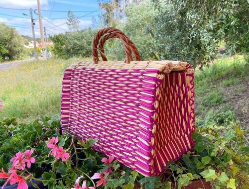 Natural Straw Reed Basket Bag 18__49x24x28