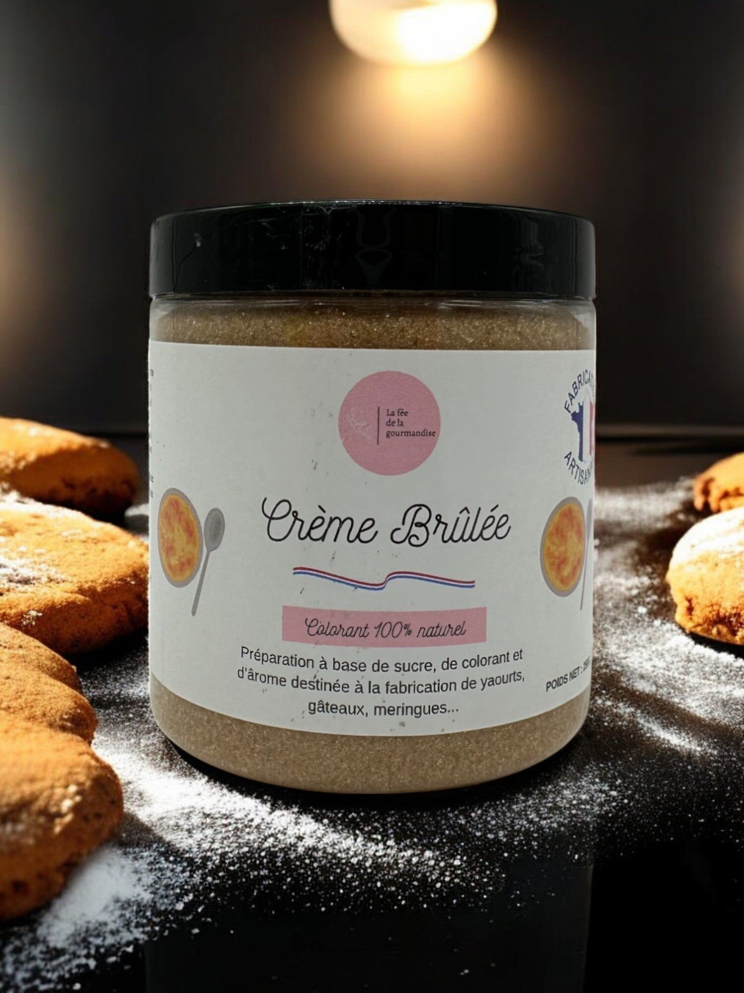 Flavored sugar Crème brulée
