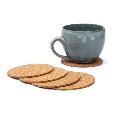 Round Cork Coasters - Pack of 6