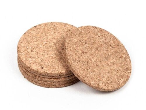 Thick Round Cork Coasters