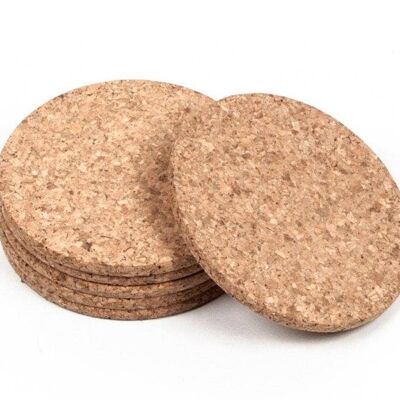 Thick Round Cork Coasters