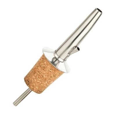 Stainless Steel Cork Freeflow Liquor Pourer