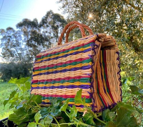 Natural Straw Reed Basket Bag 21__49x24x28