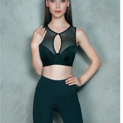 Sujetador deportivo negro MILENKA