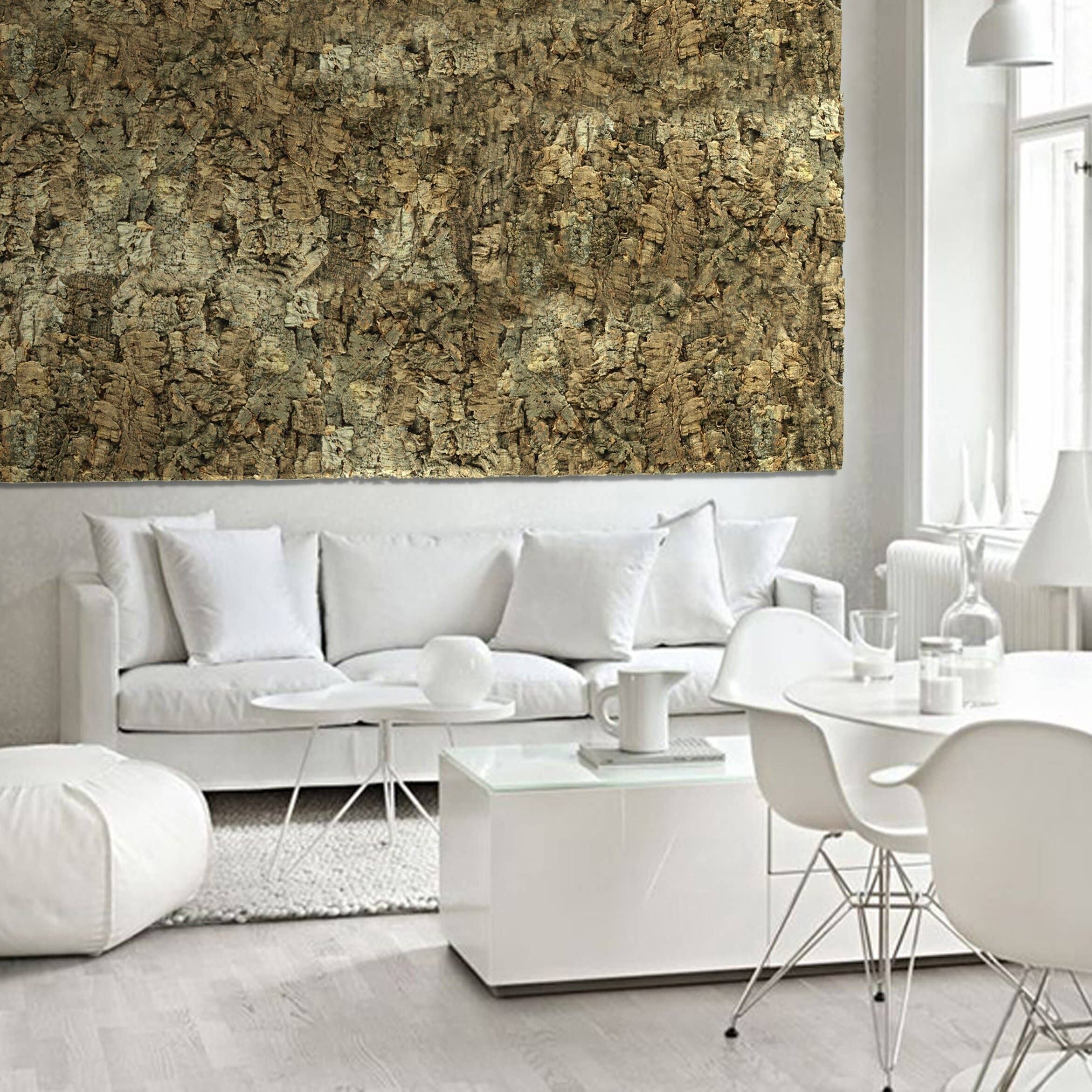 Piastrelle in corteccia di sughero naturale