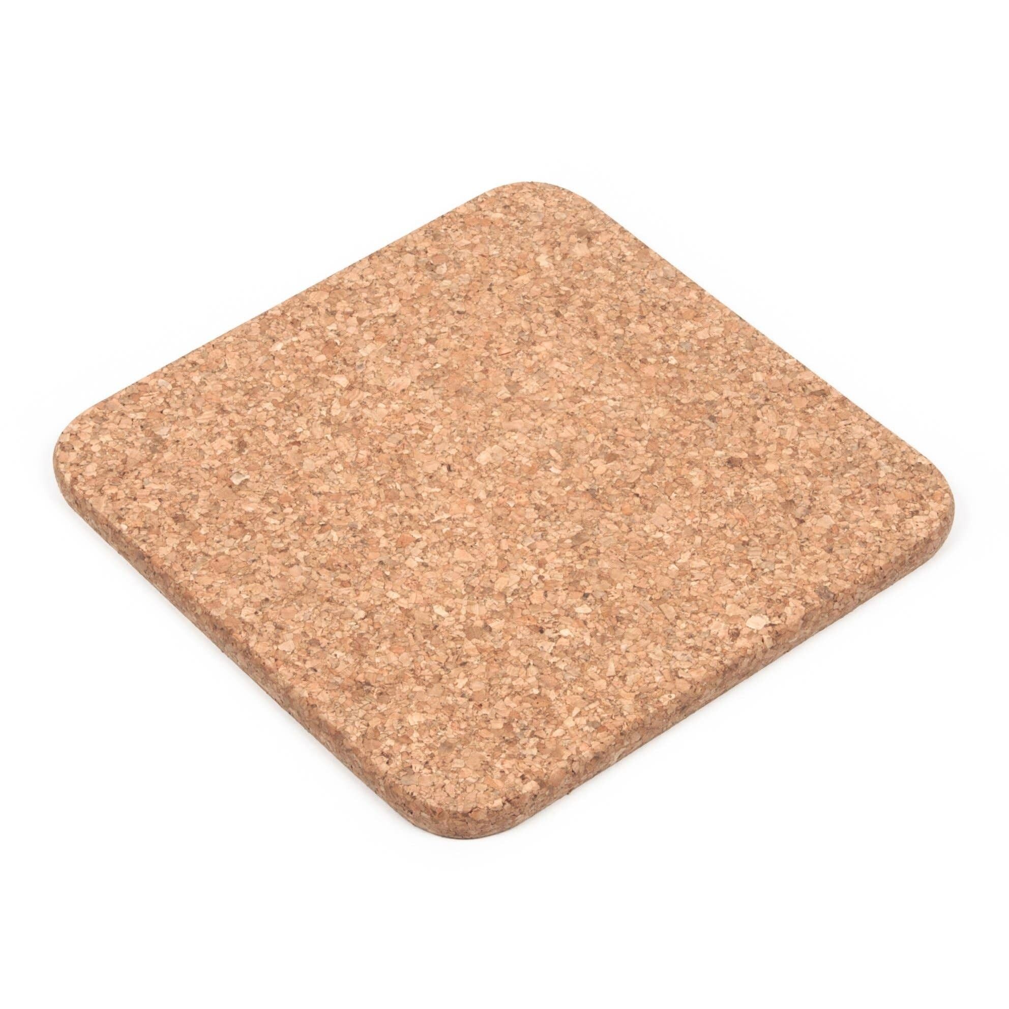 Tapetes cuadrados de corcho para ollas calientes