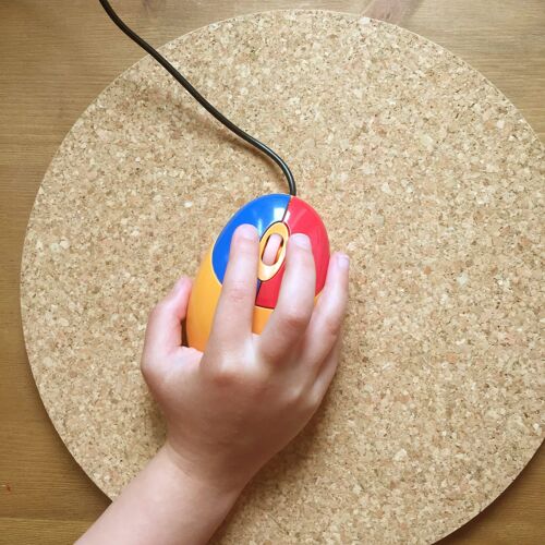 Round Cork Mouse Pad