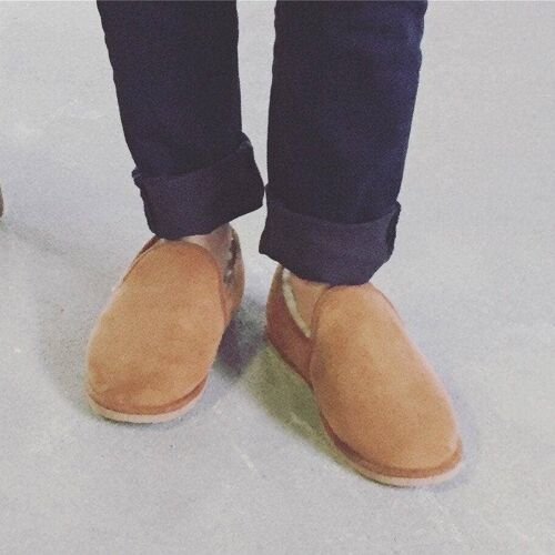 Merino Sheepskin Moccasin Slippers__46 EU