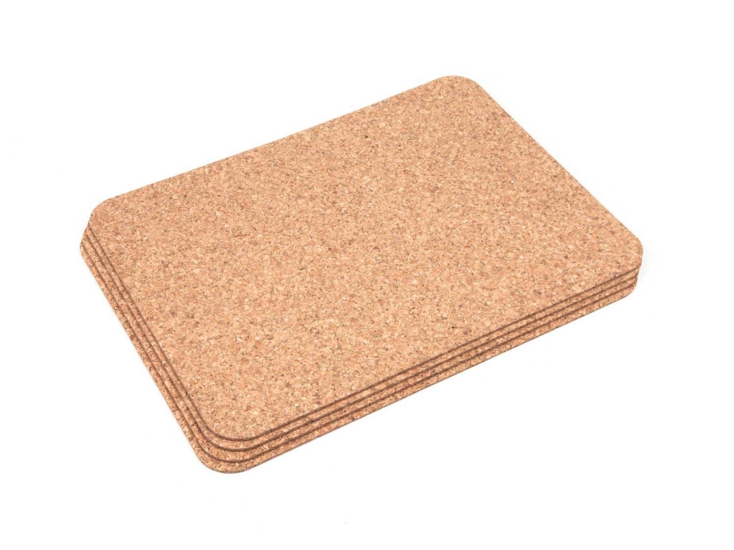 Tapetes rectangulares de corcho - Paquete de 4__Juego de 4