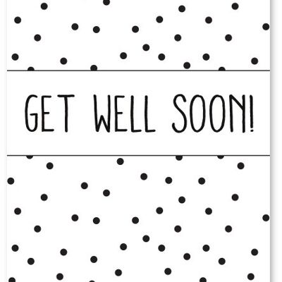 Kaart Get well soon!
