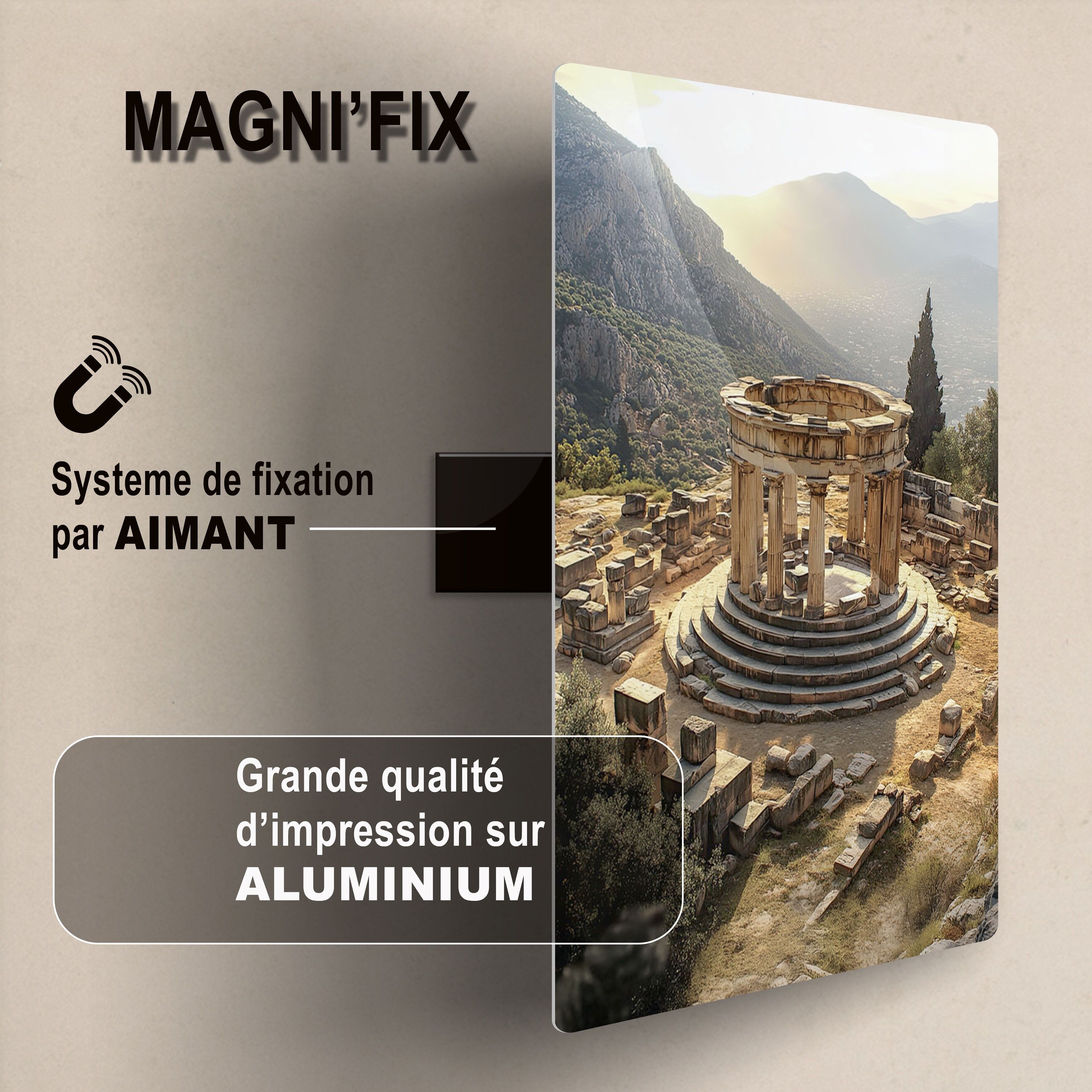 LAVAGNA MAGNETICA: TEMPIO DI DELFI